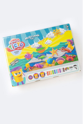 Тісто для ліпки, 12 кольорів, 300 г, стеки та формочки, "Master Do"